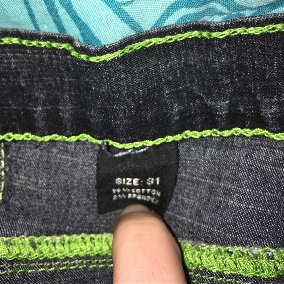 πHP!π Vintage Seven Star Fishtail Jean Skirt - Picture 8 of 8